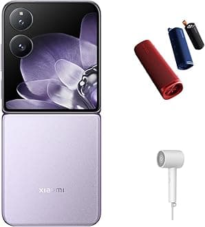 Mix Flip 5G Mobile,Purple (12GB RAM+512GB) |Snapdragon® 8 Gen 3| 6.86" + 4.01" 120Hz dual display| 4780mAh battery| Leica Dual Camera 50+50, 32MP Front camera| Free outdoor speaker + Hair Dryer
