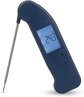 – SuperFast Thermapen ONE Thermometer - Digital Instant Read Meat Thermometer for Kitchen, Food Cooking, Grill, BBQ, Smoker, Candy, Home Brewing, Coffee, and Oil Deep Frying (Midnight Blue)