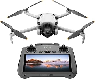 Mini 4 Pro (DJI RC 2), Drones with Camera for Adults 4K, Under 0.549 lbs/249 g, 34 Mins Flight Time, 20km Max Video Transmission Distance, Omnidirectional Vision Sensing, Mini Drone for Beginners