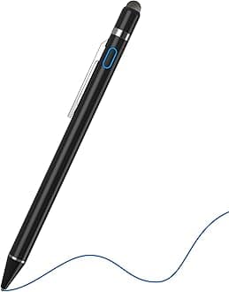 Stylus Pens for Touch Screens, NTHJOYS Universal Fine Point Stylus for iPad, iPhone, iOS/Android Smart Phone and Other Tablets, Active Stylus Stylist Pen Pencil for Precise Writing/Drawing