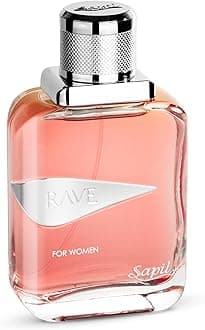 Rave Perfume for Women – Eau de Parfum, 3.4 Oz (100 ml) Dubai Perfume with Sweet Fruity Floral Scent (Plum, Iris, Saffron, Bulgarian Rose, Amber) – Arabic Parfum for Daily Wear & Gift