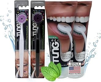 TUNG Gel Brush and Gel Tongue Cleaner Partner Pack