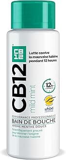 CB12, Mouthwash, Clear, Mild Mint Menthol, 250 ml