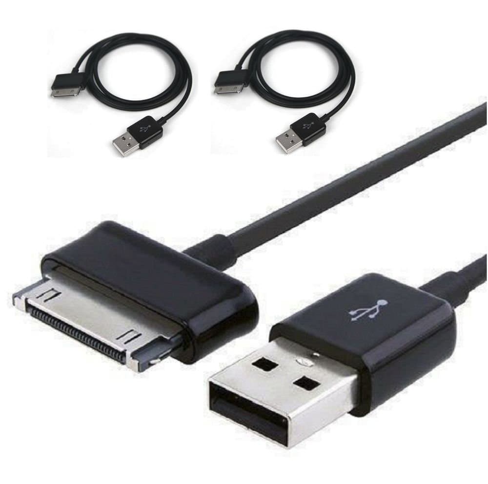 2X USB DATA SYNC CABLE CHARGER FOR SAMSUNG GALAXY TAB 2 NOTE 10.1 INCH TABLET