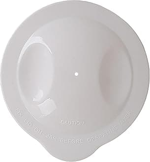 Small/Dry Jar Lid suitable for Philips Mixer Grinder Jars | Mixer Grinder Replacement Parts & Accessories (Plastic, White) (11 cm)