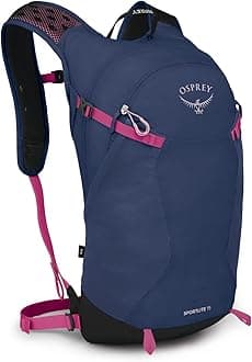 Sportlite 15L Lightweight Hiking Backpack for Men and Women, Alkaline/Hotspot Pink