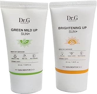[1+1] Dr.G NEW Brightening Up n Green Mild Sun Cream SPF50+ PA+++ (50ml + 50ml)