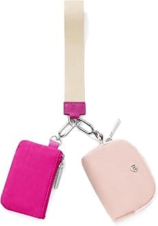 Mum's memory Mini Zip Around Wristlet Wallet for Women Dual Pouch Wristlet Portable keychain wallet Coin Purse Mini Women Coin Pocket