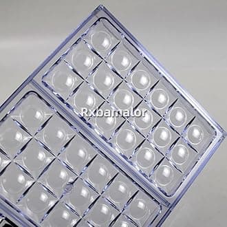 BRICKS Shape Polycarbonate Chocolate Mold Chocolate Bar 3 Cavity 154 * 77*H9mm