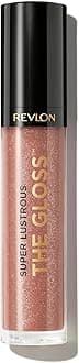 REVLON Lip Gloss, Super Lustrous The Gloss, Non-Sticky, High Shine Finish, 260 Rosy Future