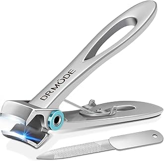 DRMODE Nail Clippers for Thick Nails - 16 mm Wide Jaw Opening Nail Clippers, Stainless Steel Large Toenail Clippers, Toenail Clippers, Nail Nippers for Seniors Men