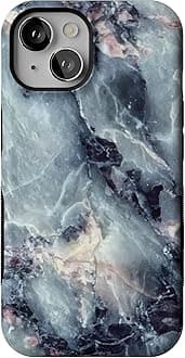 Casely iPhone 14 Case | Blue Marble | Compatible with MagSafe | Bold Protective Design