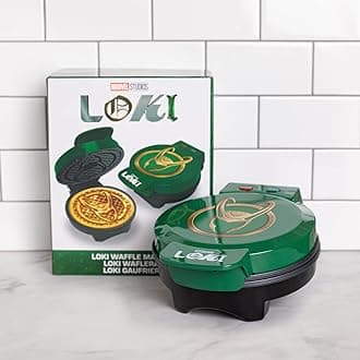 Uncanny Brands Marvel Loki Waffle Maker - Loki's Helmet on Your Waffles - Waffle Iron