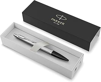 Urban Premium Ballpoint Pen - Brushed Metal Metro Metallic - Blue Ink Refill - Gift Boxed
