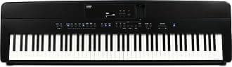 ES520 88-key Digital Piano with Speakers - Black