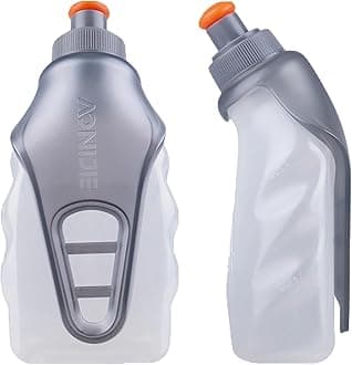 TRIWONDER Running Water Bottle Handheld Plastic Flask Hydration Vest Packs Waist Belt Replacement for Runners Marathon Cycling Hiking