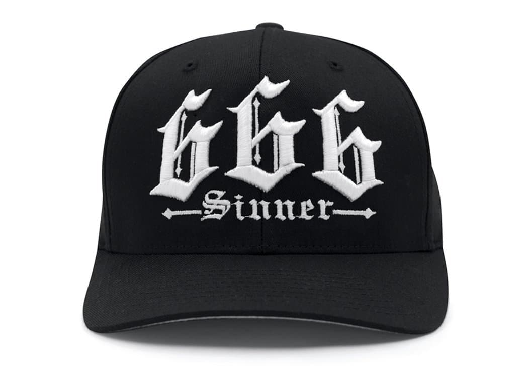 666 Sinner Cap Black