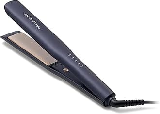 Bio Ionic GoldPro Hair Straightener, Blue, Moisturizing Heat Technology & 24K Gold MX, Hair Straightening Iron for Sleek Styles & Flat Iron Curls, 40% Longer Plates, Adjustable Heat