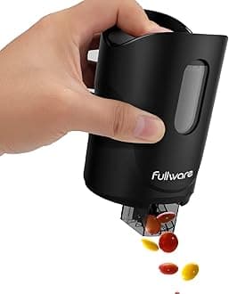 Nuts Dispenser 9 oz Keep Fingers Clean Snack Dispenser for Peanuts under 0.7", Cashew kernels, M&M