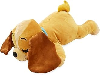 Disney Store Official Lady Cuddleez Plush from Lady and The Tramp - 25-Inch - Ultra-Soft, Cozy Toy for Fans & Collectors - Iconic Canine Companion for All Ages