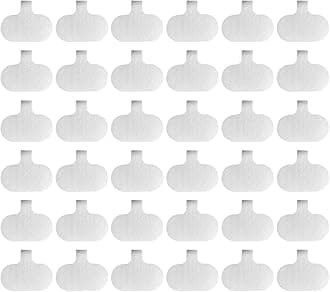 Cable Labels by Wrap-It Storage, Oval, White (36 Pack) Write On Cord Labels, Wire Labels, Cable Tags and Wire Tags for Cable Management and Identification for Electronics, Computers and More