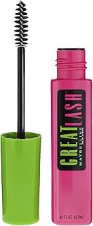 Maybelline New York Makeup Great Lash Washable Mascara, Brownish Black Volumizing Mascara, 0.43 fl oz