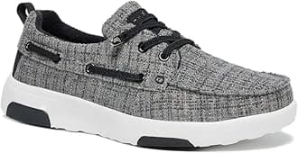 OrthoComfootWomen's Boat Shoes with Arch Support, Comfortable Slip on Shoes for Plantar Fasciitis, Orthopedic Casual Deck Loafers for Heel and Foot Pain Relief