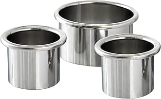 3.0 Inch and 2.0 Inch Open Canister Hair Styling Curling Flat Iron Holder with Dryer Appliance - Salon Organizer for Hot Tools