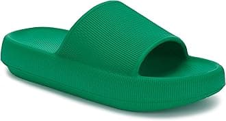 Joomra Pillow Slippers for Women and Men Non Slip Quick Drying Shower Slides Bathroom Sandals | Ultra Cushion | Thick Sole