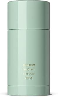 CORPUS - Natural Deodorant Stick For Sensitive Skin | Aluminium + Baking Soda Free | Unisex, Non-Toxic, Made In The USA (Santalum)