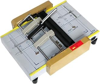 Paper Folding Machine, 11.7" X 16.5" A3 Booklet Making Machine Paper Bookbinding and Folding Booklet Stapling Equipment for Printing Factories and Schools