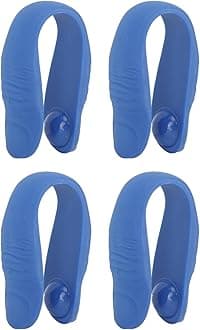 Migraine Relief Clip, 4 Pieces Hand Pressure Point Clip Acupressure Hand Point Clip for Stress Reducing Use Migraine Relief Ear Tool for Office Use (Blue)