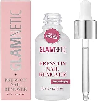 Press On Nail Remover | Odorless, No Acetone, Gentle Press-On Nail Remover Serum for Fake Nails | 30 ml/1.01 fl. oz.