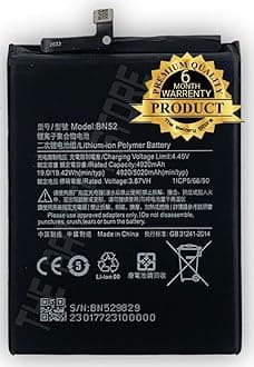 Original BN52 Battery for Redmi Note 9 pro M2003J6B2G/ M2003JA6A11/ M2003J6A1G Battery with 6 Month Warranty***(Z00000236)