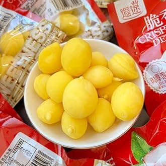 Sour and Sweet Crispy Peach,Fruit Snacks,Small Peaches,Honey Peach,Pickled Fruits,Dried Fruit, Preserved Fruit,Sweets, Candy Snacks, Desserts,Vegan, Healthy Snacks Food,Casual Snacks gift pack (20bag)