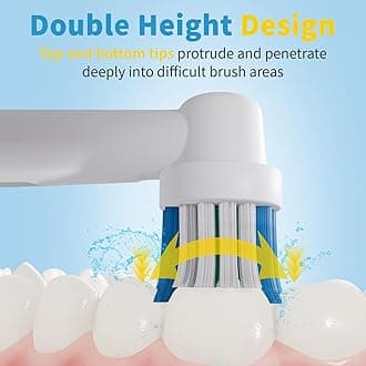 GENKENT 8 Pack Replacement Toothbrush Head Compatible with Oral B Toothbrush (Premium Packaging)