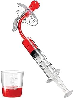 Baby Medicine Syringe Pacifier For Oral Feeding, Liquid Dispenser, Newborn & Infant Essentials Dispenser (1 Pk)
