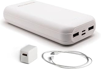 - 4ALLFAMILY 20000mah Portable POWERBANK | Engineered Specifically to fit USB Version Coolers Voyager and Explorer Medicine Cooler Travel Case | Compatible with Most Other Gadgets