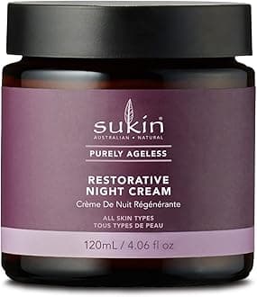 Purely Ageless Restorative Night Cream 120ml - with Ribose, Macadamia Oil, & Cocoa Butter; vegan friendly - plumps skin, fights the signs of ageing, reduces the appearance of wrinkles.