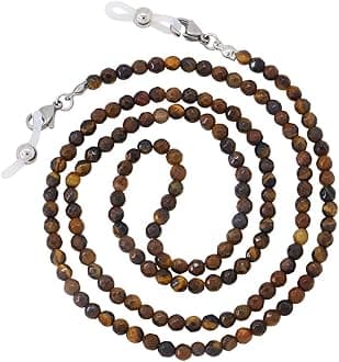 KAI Top Eyeglasses Fashion Beaded Face Mask Holder Lanyard for Women