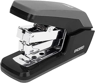 Staplers Office,Small One Touch Stapler Effortless Ergonomic Design, 25 Sheet Capacity(Deli0370)