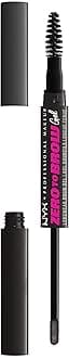 NYX PROFESSIONAL MAKEUP Zero to Brow, Longwear Eyebrow Gel, Black