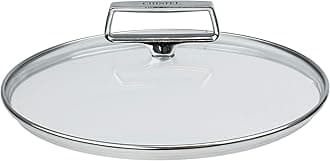 Cristel Castel'Pro Domed Glass Lids With Fixed Stainless Handle (8")