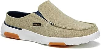 Men's Orthopedic Slip-On Loafers Walking Shoes with Arch Support: Casual Plantar Fasciitis Slippers for Flat Feet, Comfortable Orthotic Shoes for Foot and Heel Pain Relief