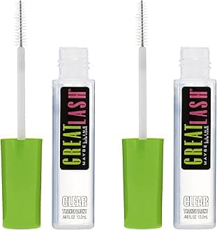 Maybelline New York Great Lash Clear Mascara Makeup, Clear, 2 Count