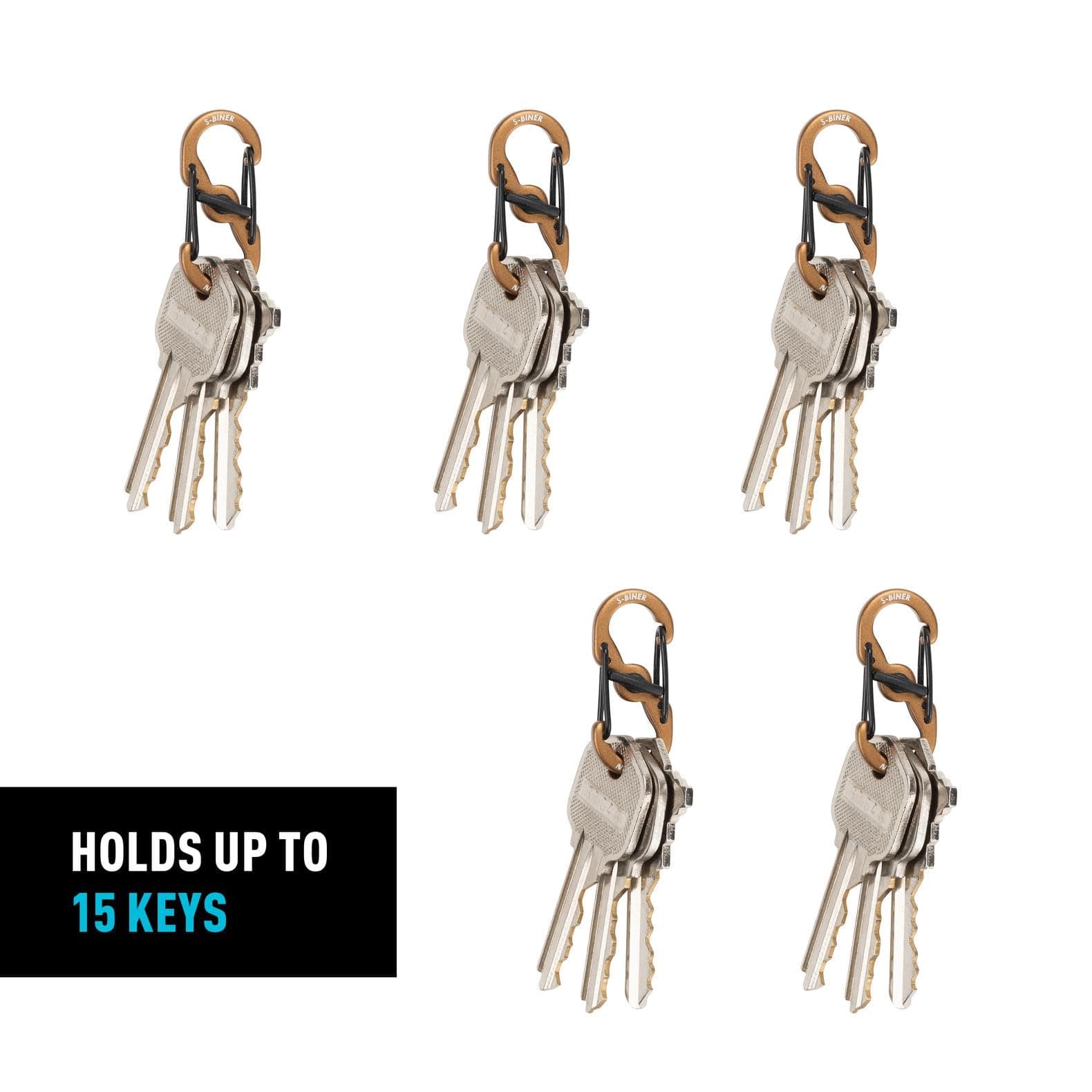 Nite Ize S-Biner MicroLock Lockable Key Holder