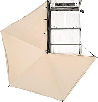 270 Awning - 125 SQ. FT Freestanding All-Weather Side Canopy, Vehicle Awning UV50+, Waterproof PU10000mm, Adjustable for SUV/Truck/Van Driver Side, Wind Resistant