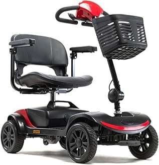 Livewell Pavement 4mph Mobility Scooter (Red)