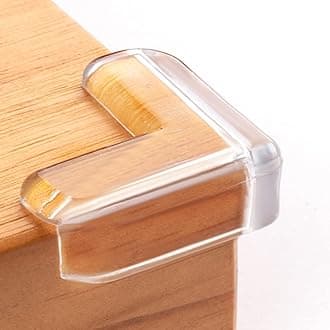 Baby L Corner Protection - 24 Pieces Self-Adhesive Edge Guards for Children, Transparent, Strong Attachment for Table Corners and Sharp-Edged Furniture