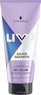 Schwarzkopf Silver Shampoo for Icy Blondes (200ml), Hair Toner Purple Shampoo for Neutralising Brassiness, Blonde Toner Eliminates Yellow Tones for Cool Blonde Shades